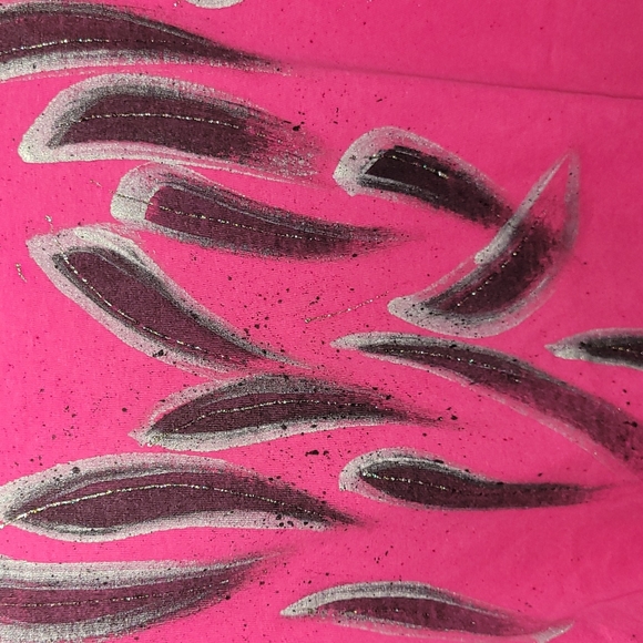 Vintage. Made in USA. Single stitch  Handpainted 1 of a kind. Size Large. - Picture 4 of 6